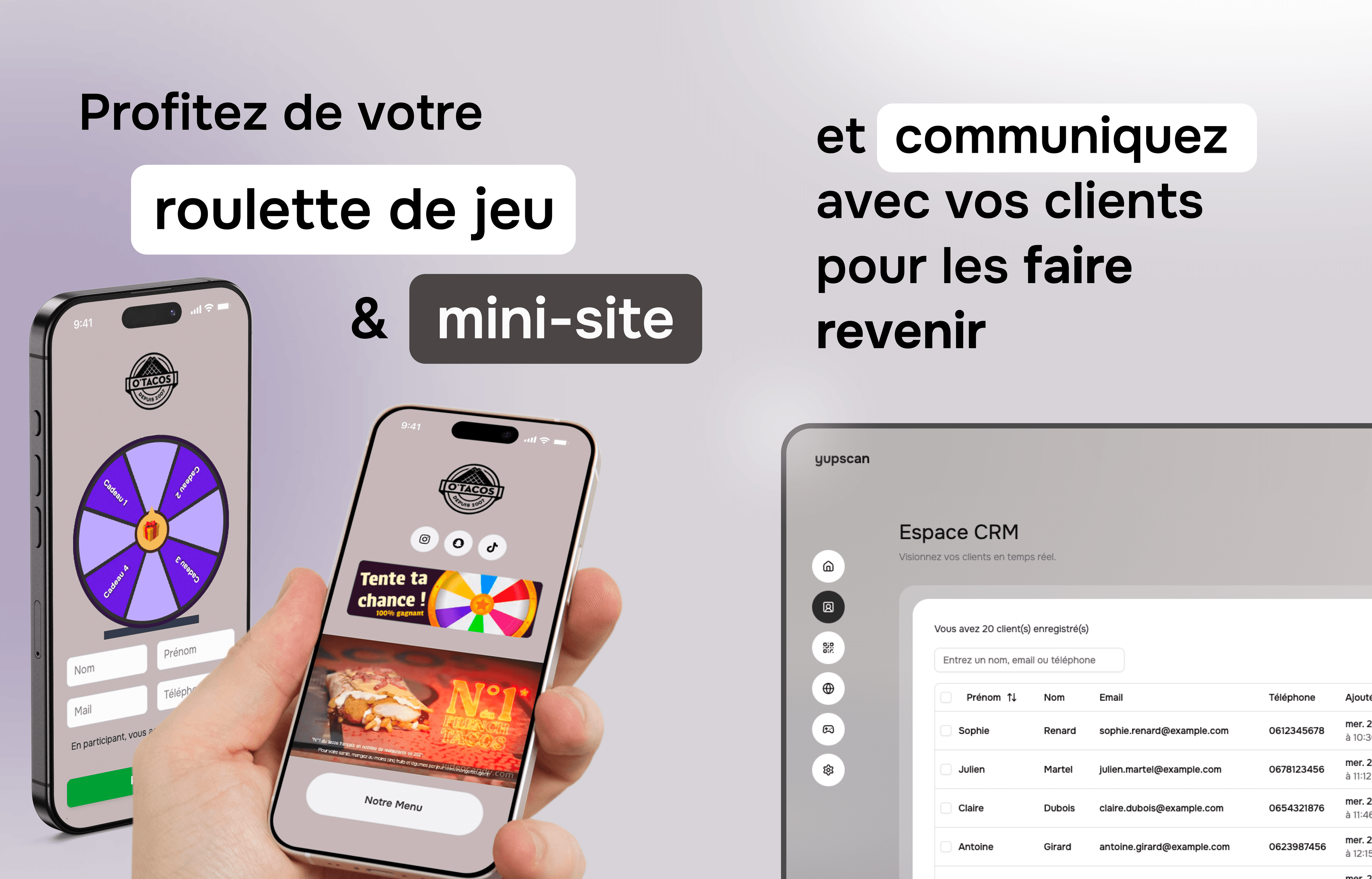 L'application yupscan